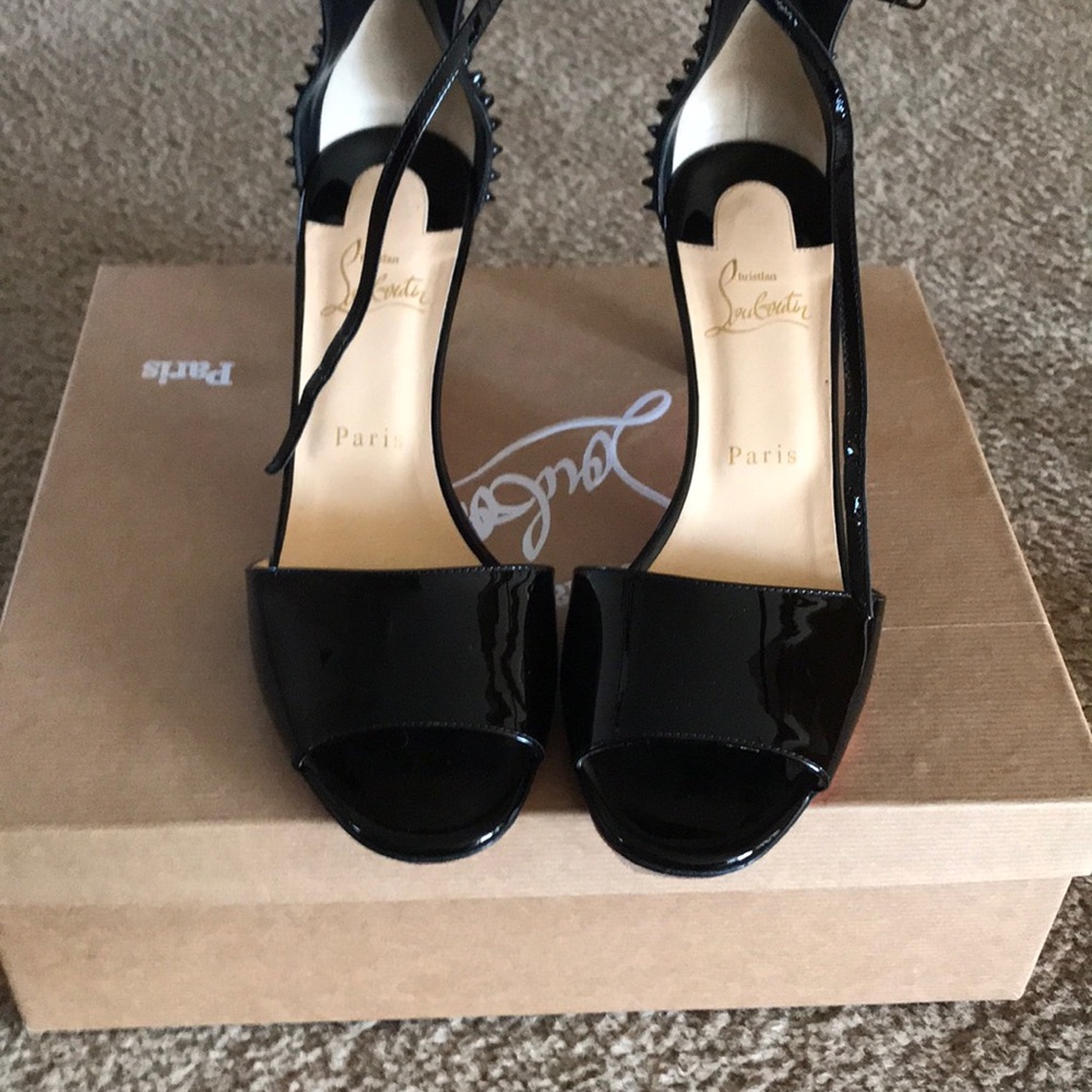 Christian Louboutin Trezanita 70 Patent/Nappa